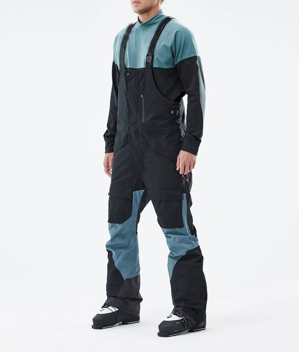 2023 Custom ski pants men outdoor waterproof snowboard windproof fleece slim snow pants hiking overalls breathable bibs