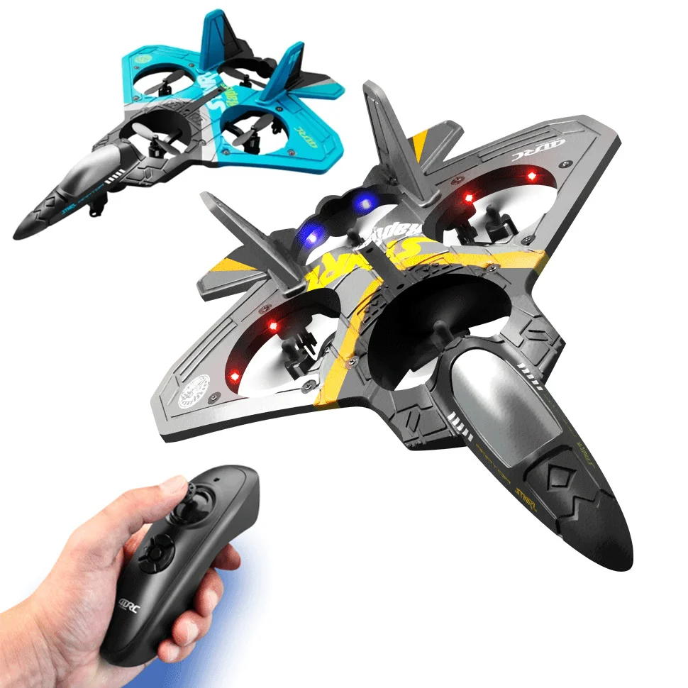 2.4G Remote Control Glider for Kids EPP Foam RC Airplane Toy Gravity Sensor RC Stunt Aircraft 6CH Glider Aircraft Easy to Fly