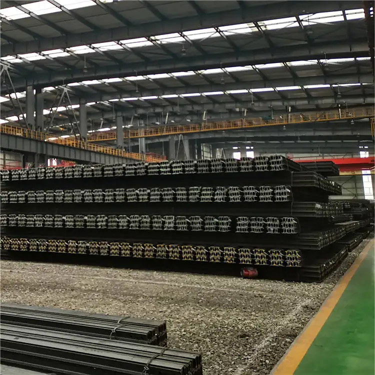 Hot Sales Rail R50 - R65 Heavy Railway Steel Rail Track 15kg 30kg/M Light Railway Track Railway Rail