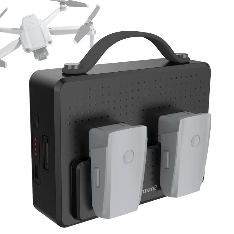 
 Портативная зарядная станция Smatree Mavic Air 2 156Wh, высокоскоростная док-станция, совместимая с дроном DJI Mavic Air 2, Интеллектуальный полет  