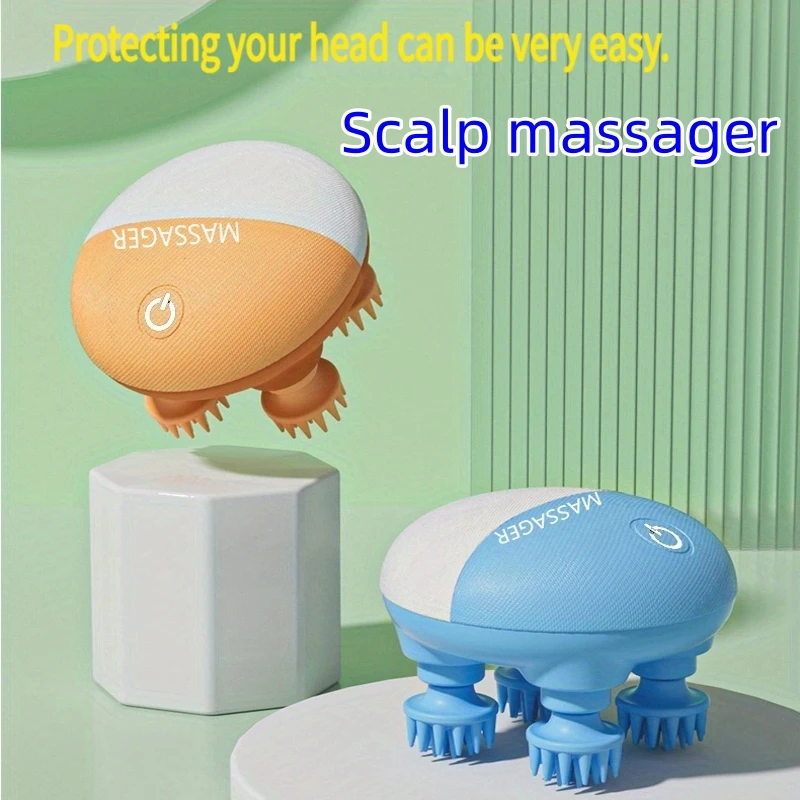 Head Massager Multi-function Automatic Hair Growth Instrument Massage Kneading The Whole Body Soul Extraction Massage
