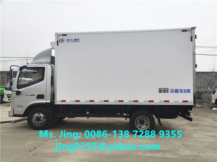 New FOTON 4x2 Meat Transport Box Truck 5 Ton Refrigerated Truck For Sale in Philippines
