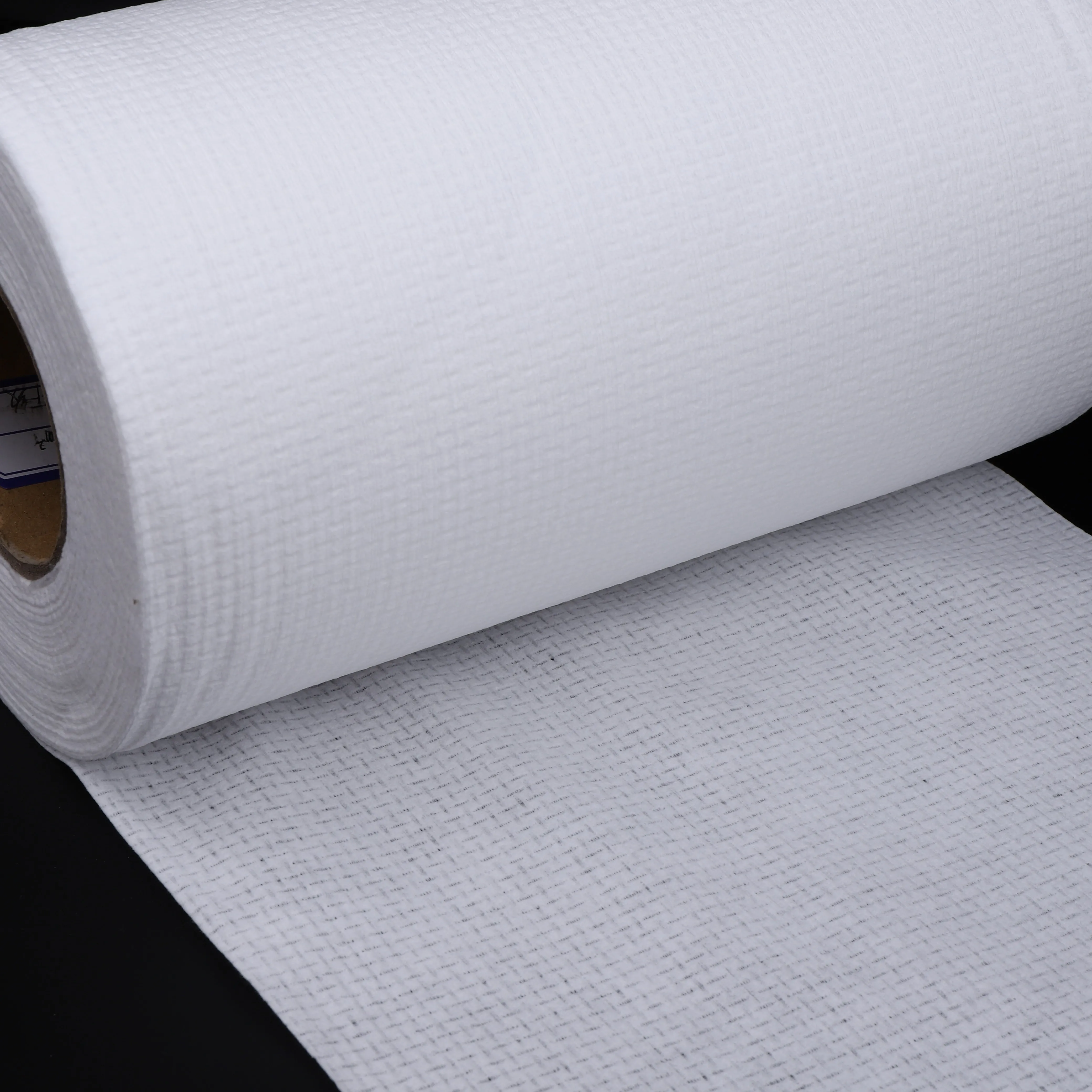 90 см ширина 60GSM параллельный хлопок спанлейс нетканый