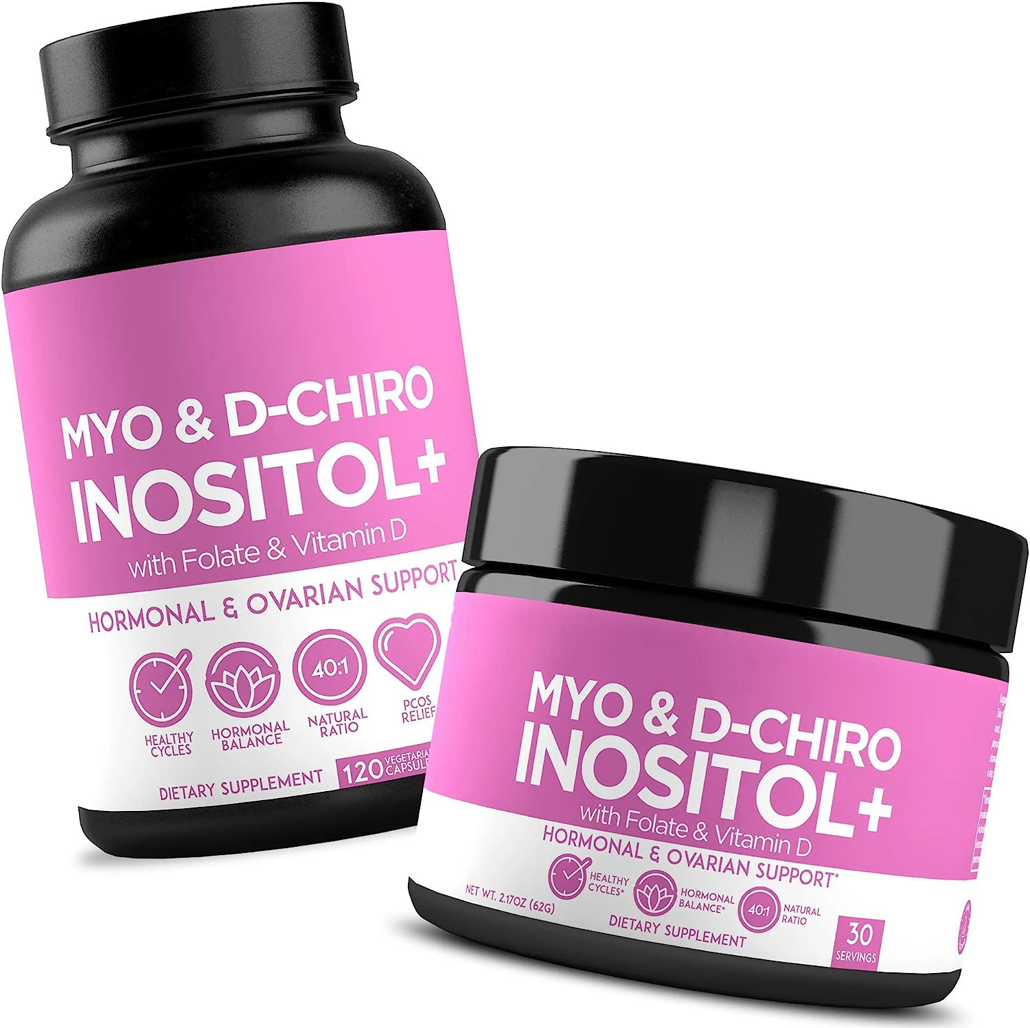 OEM/ODM/OBM Myo Inositol Y d Chiro Capsules Myo-inositol D-chiral Gummies Mayo Powder