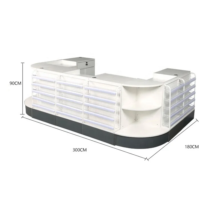 Деревянный стол для банкнот, мебель для розничного магазина