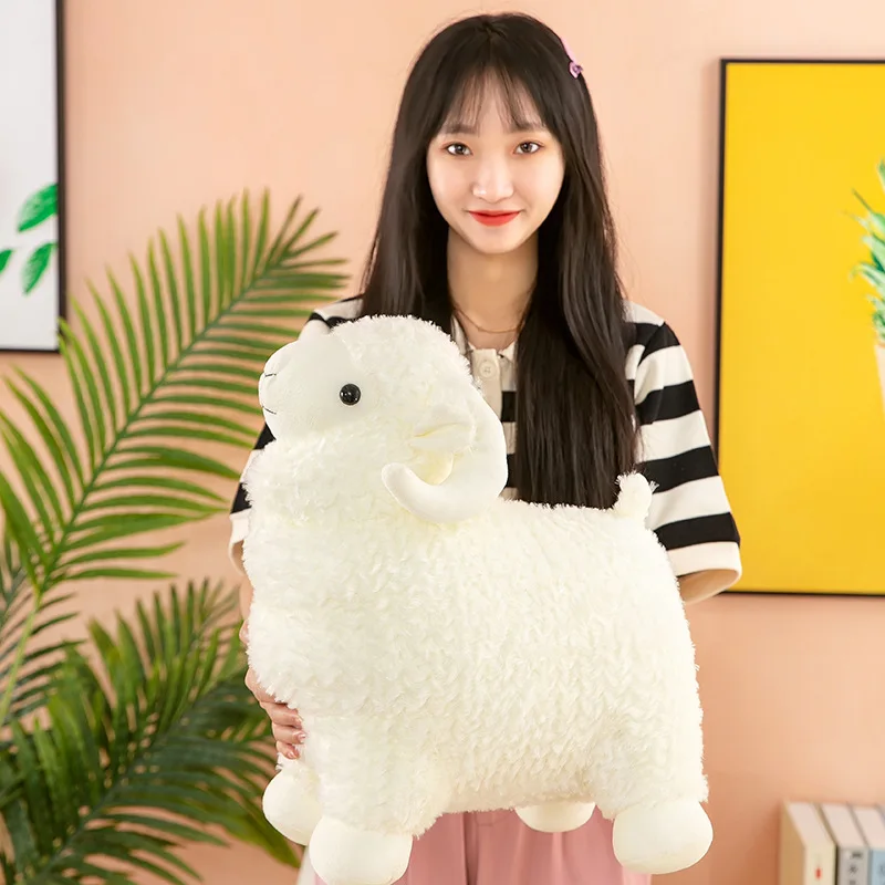 Free sample 10 Wholesale Super Soft Standing Lamb Toy Plush Stuffed Animal Sheep Goat Toy