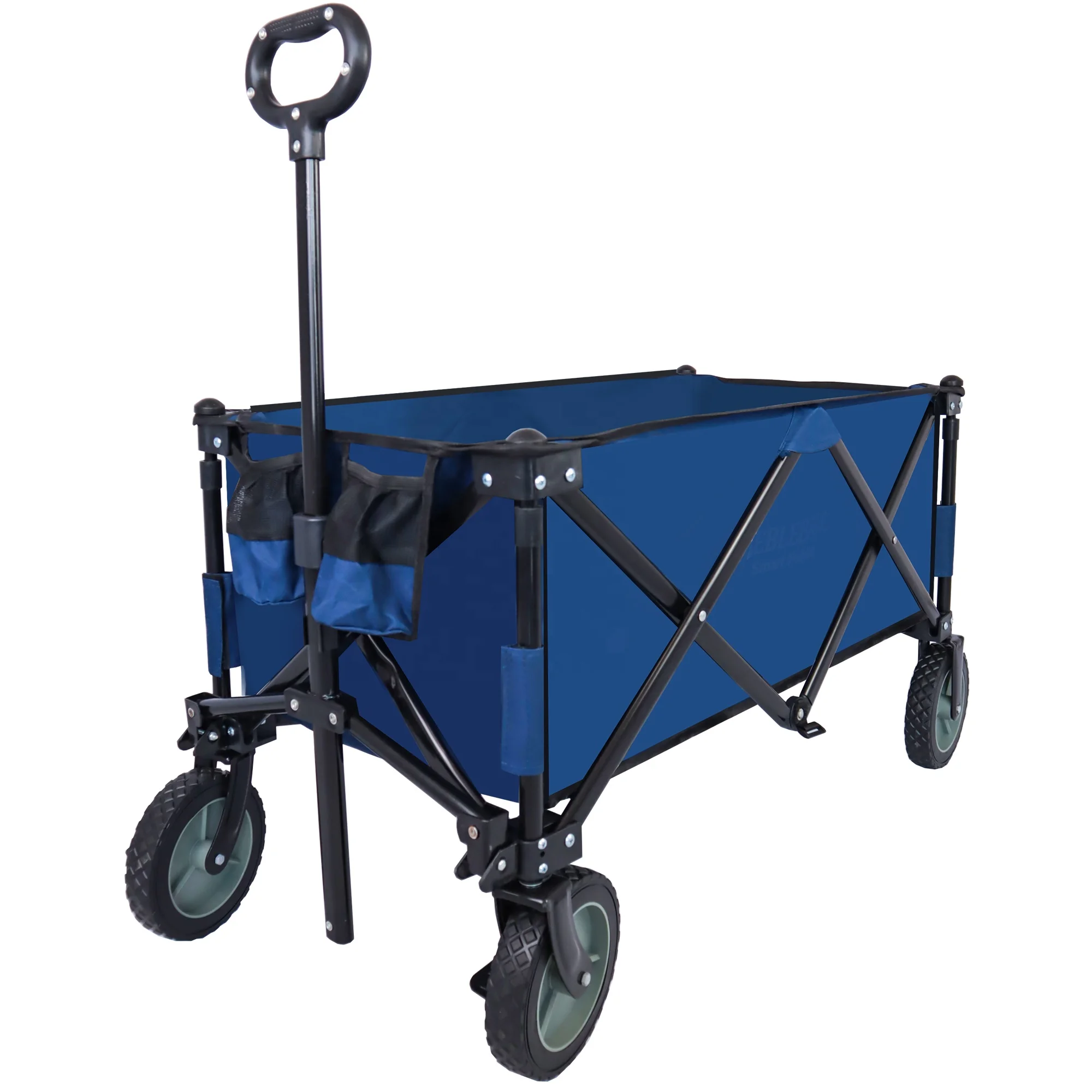 Large Capacity Heavy Duty Collapsible Foldable Wagon for Beach Sports Shopping & Camping Portable Industrial Platform Cart OEM