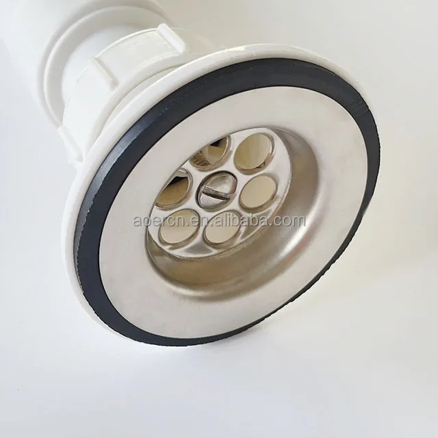 Factory Direct Pricing Plastic Drainer Pipe Bathroom Wash Basin Drain Hose Flexible Waste Drain Plastic Pipe