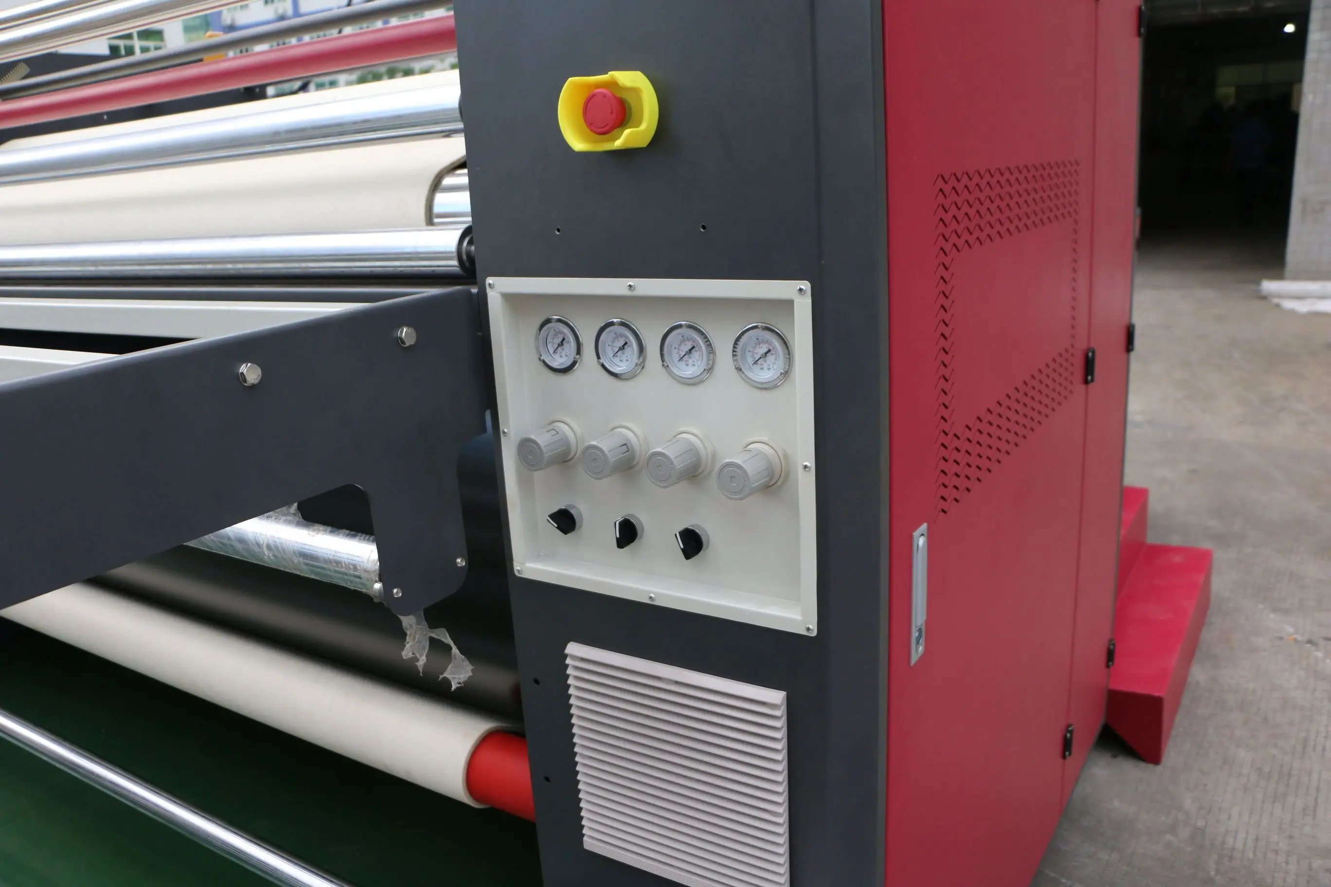 Roll to roll printing machine large format heat press calender machine rotary calander