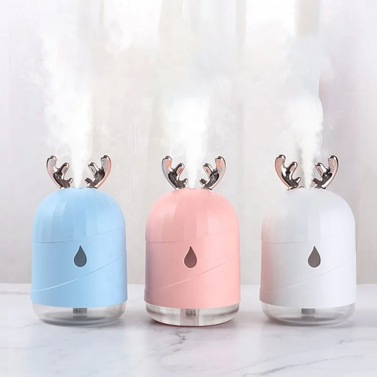 Portable Air Purifier, Mini Cool Mist Ultrasonic Aroma Diffuser Nano Car Face Humidifier/