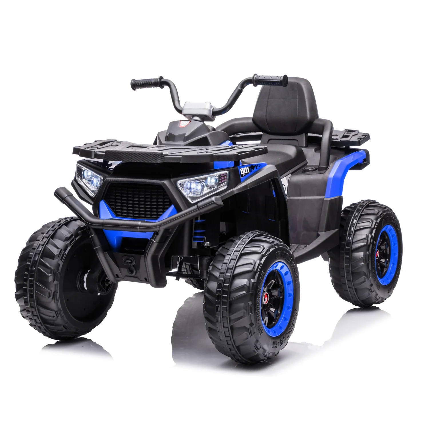 Unisex 4-Wheel ATV 12V Electric Ride-On Car Christmas Gift for Children Remote-Controlled Baby Toys Made Plastic Battery-Powered