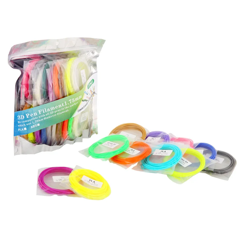 China factory direct sale 3d pen pla abs pcl filament