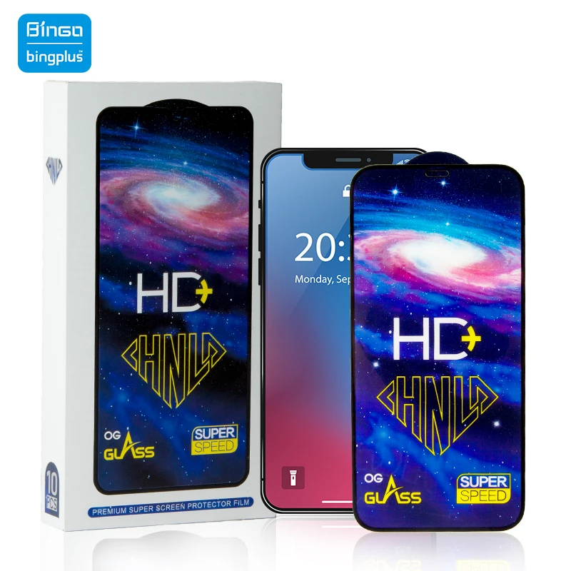 New Design HD+ Full Glue Anti Oil Big Cover mobile Screen Protector For Iphone 12 Pro Max Tempered Glass