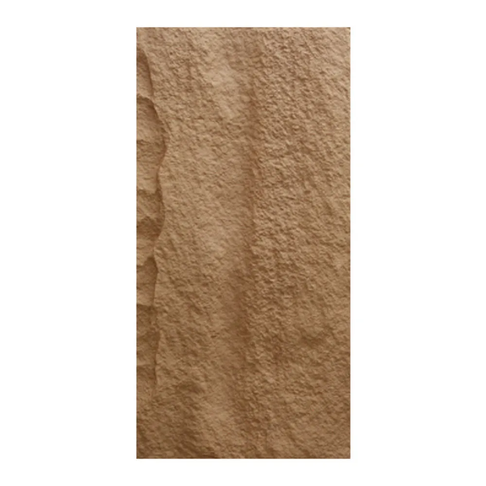Pu 3d Stone Panels Stone Pu Panel  Material 2500x1300mm Pu Stone Exterior Panels