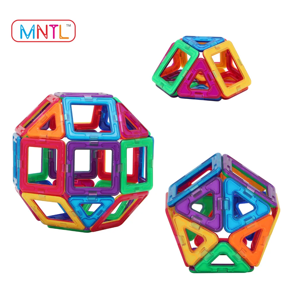 A8110 MNTL-66 штук 2017 Лидер продаж Магнитная Building Block 3 лет дети 3D Строительные блоки игрушки