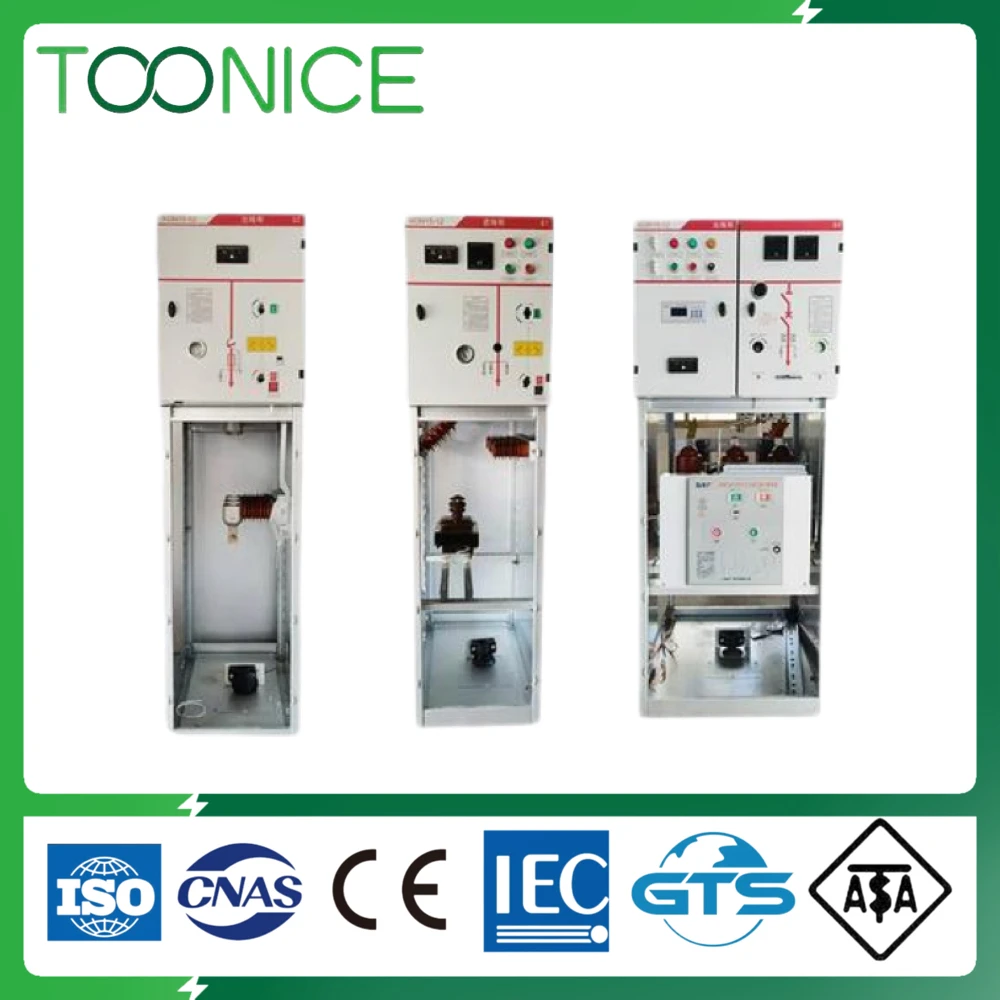 Toonice SF6 Indoor Switchgear 6KV 6.6KV 10KV 11KV 12KV MV & HV Ranges Three Phase Rated Voltage Solid Insulated Ring Main Unit