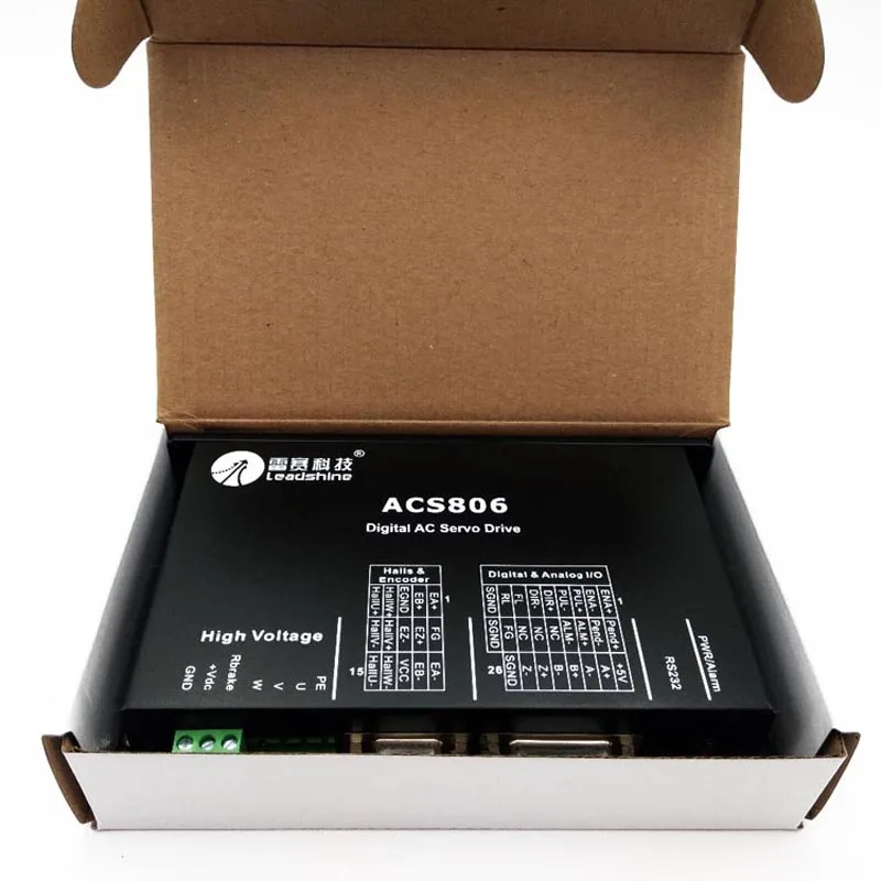 ac servo motor leadshine driver ACS806 24v dc servo motor leadshine ac servo driver for printing machine