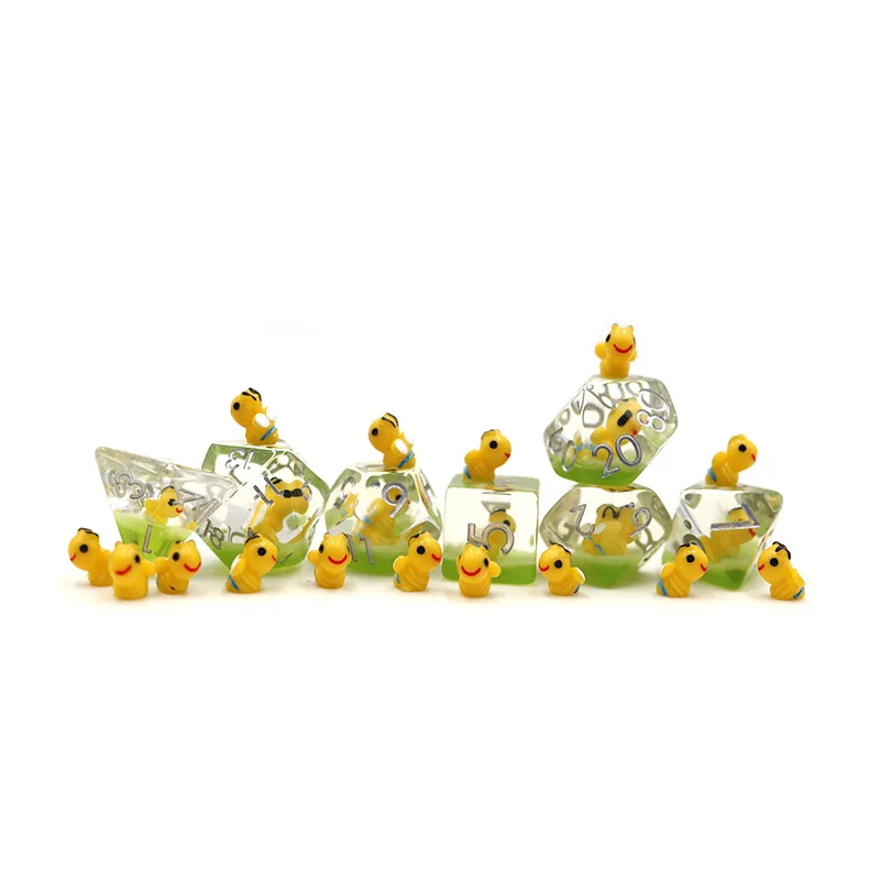 Best Price Dungeons And Dragons Accessories Resin Polyhedral Custom Dice Kit