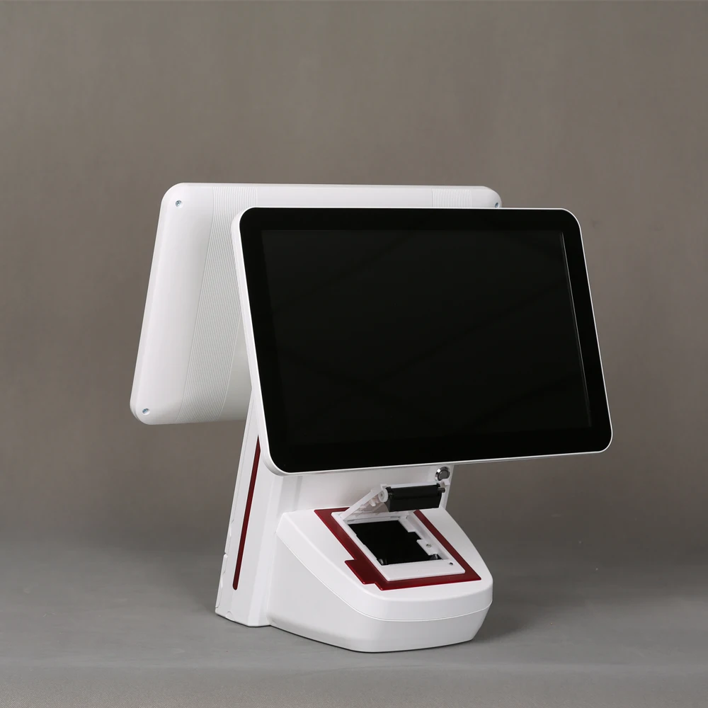 15 Inch Windows Pos Machine White 15.6 Inch Capacitive Screen 32G/64G/128G/256G SSD 6kg DDR3 2G/4G/8G 1920*1080 CN;LIA