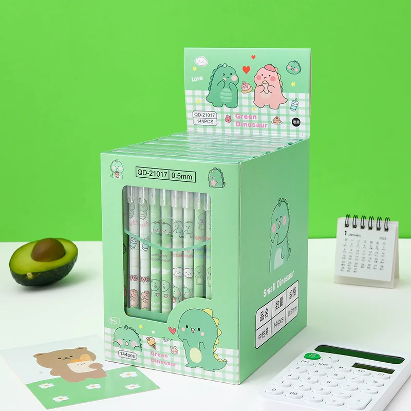 Creative cartoon cute straight stick neutral pen student high appearance level can erase office gift pen signature pen