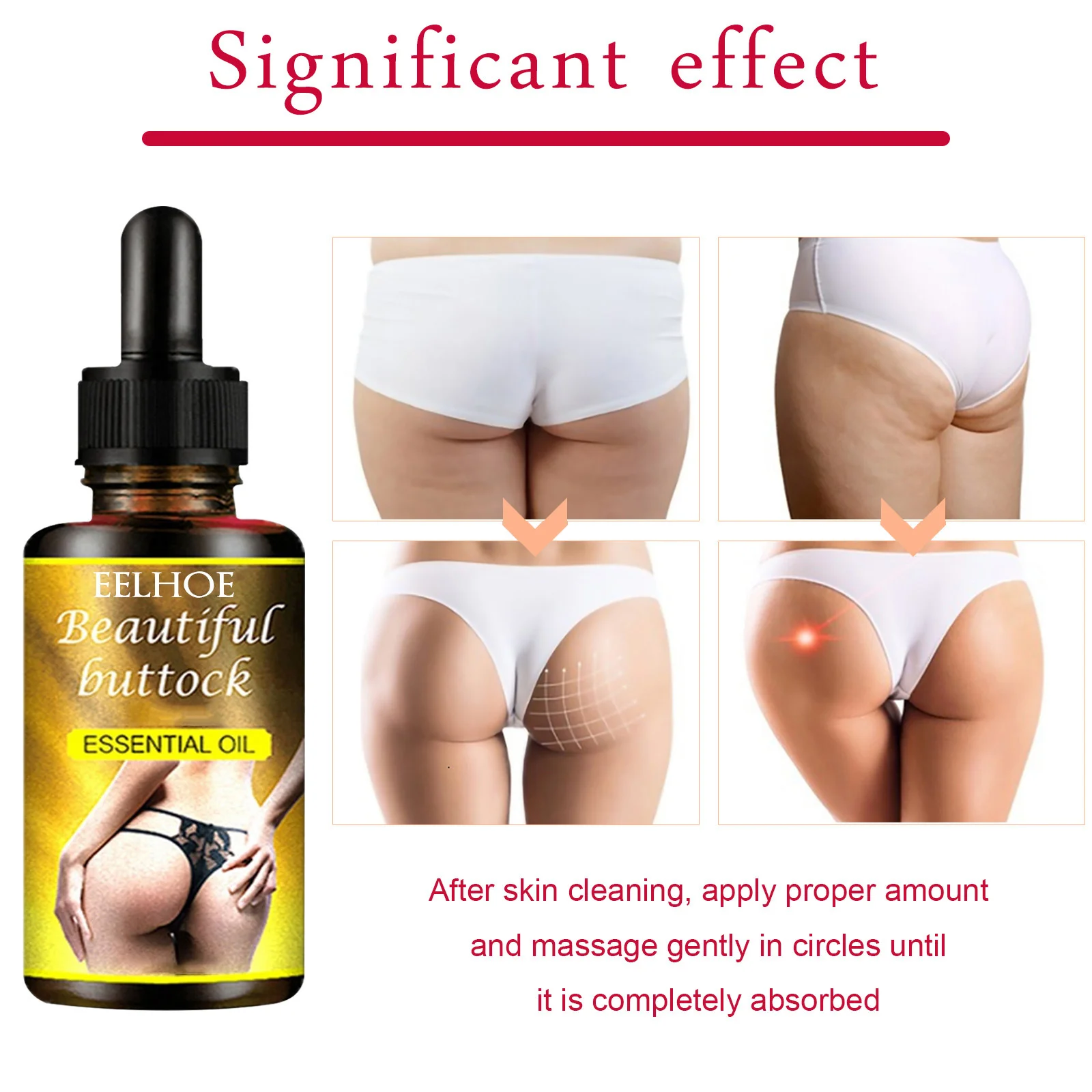 10ml Lift Enlargement Pure  Oil For Buttocks Up Massage Oil Body Care Oil Butt Increased Sexy Nice Buttocks
