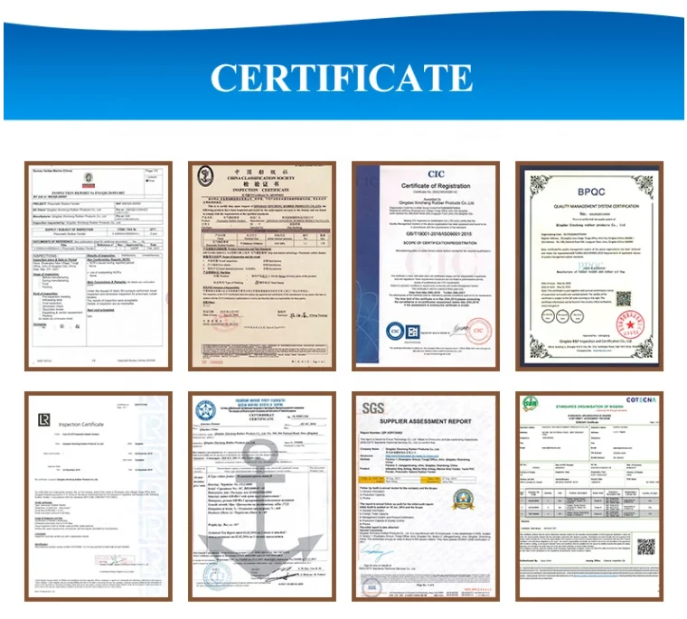 CCS Certificate marine Rubber Inflatable Pontoon for Ship Launching