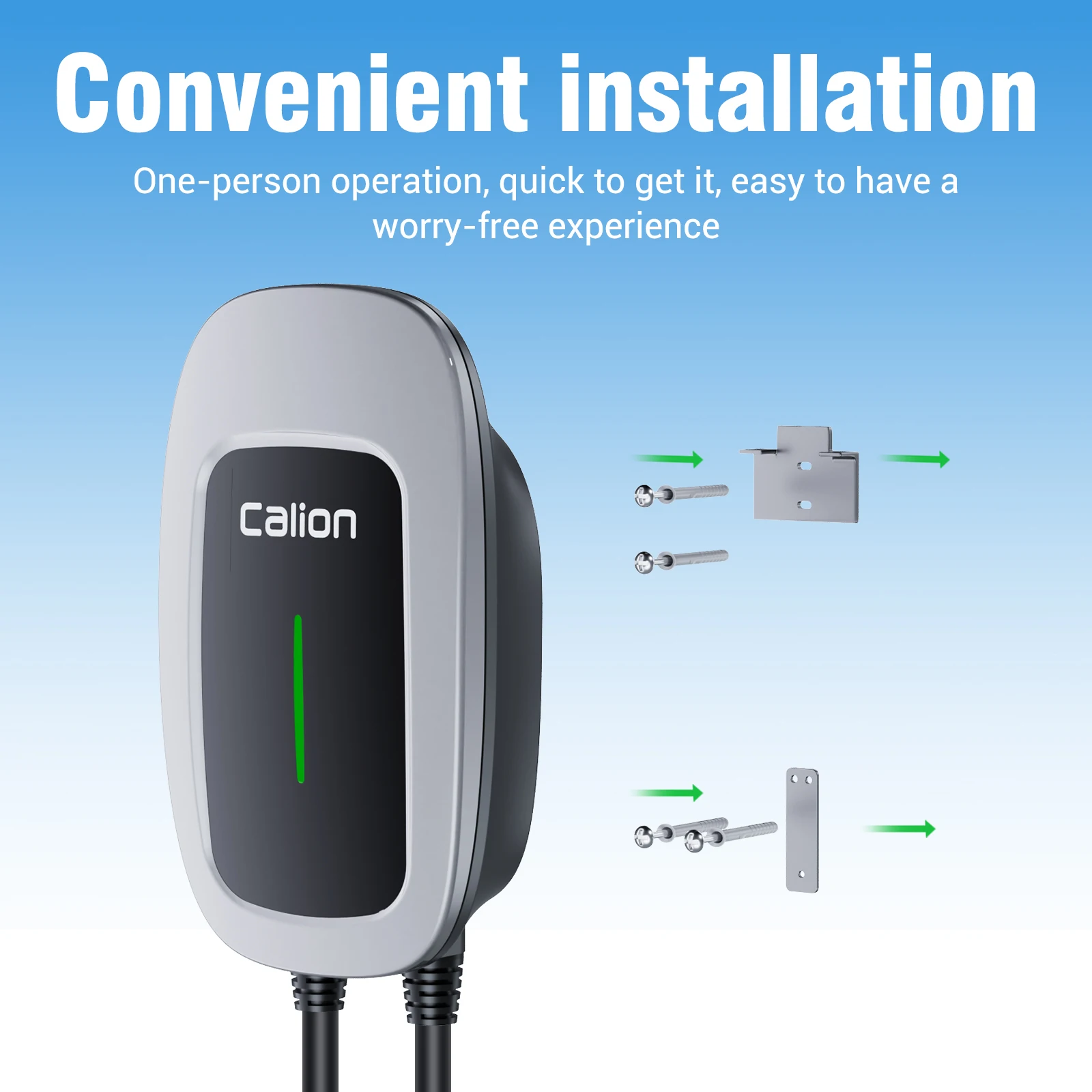 Зарядное устройство CALION 30-40-50 Ампер уровень 2 Type1 11 кВт EV-зарядное с RFID-Wi-Fi