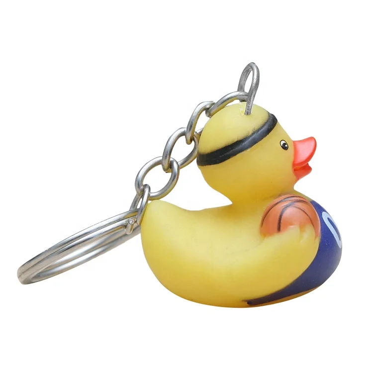 Soft PVC Rubber Duck Key chain & Pendants Duck toy