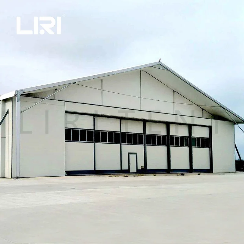 2024 Prefabricated Snow Resistant Aircraft Industrial Hangar Shelter Tents from Liri