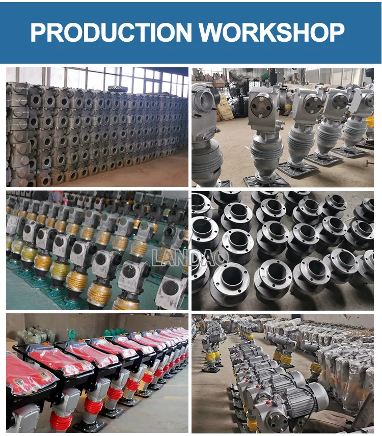 Construction Road Portable Tamper Vibratory Electric Compactor Tamping Rammer