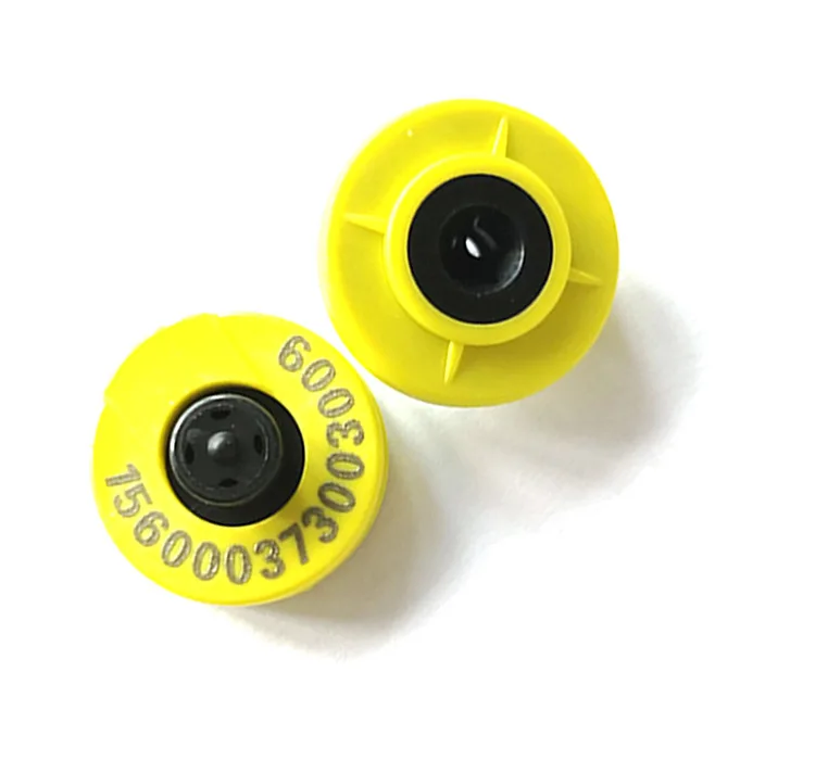 Sheep Goat 134.2KHz EM4305 Programmable Animal Electronic Ear Tags for Farm Management