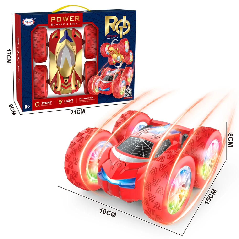 2.4G RC car Drift Stunt Car 360 Degree Rotating RC Truck Double Side Racing Machine Model toy vehicle