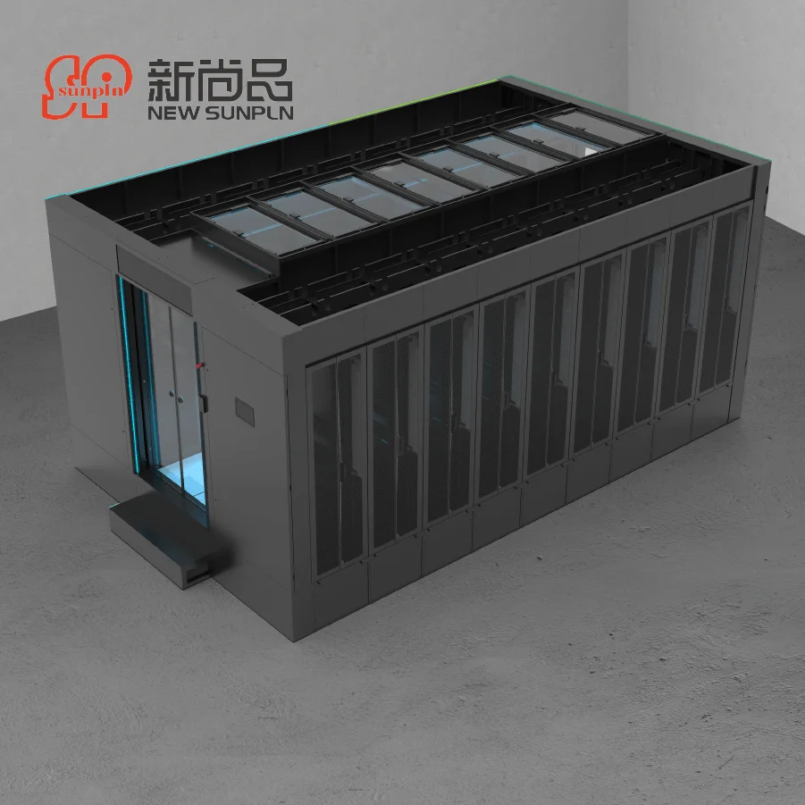 data center cold hot aisle containment 42U 47U server rack data cold aisle containment system