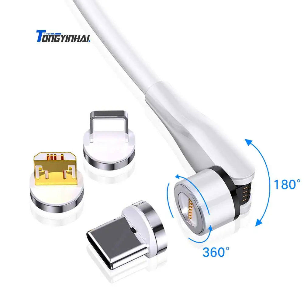  Оптовая продажа прочный светодиодный дисплей для мобильного телефона USB-кабель быстрой зарядки Магнитная линия передачи