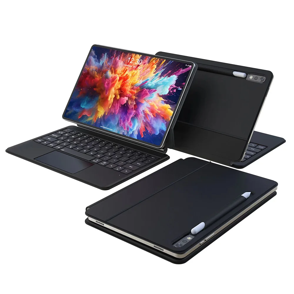 14 Inch Wifi Tablet Pc With Keyboard And Pen Android 14 4gb+128gb Android Tablet Hd Touch Screen Pad Drawing Tablet For School