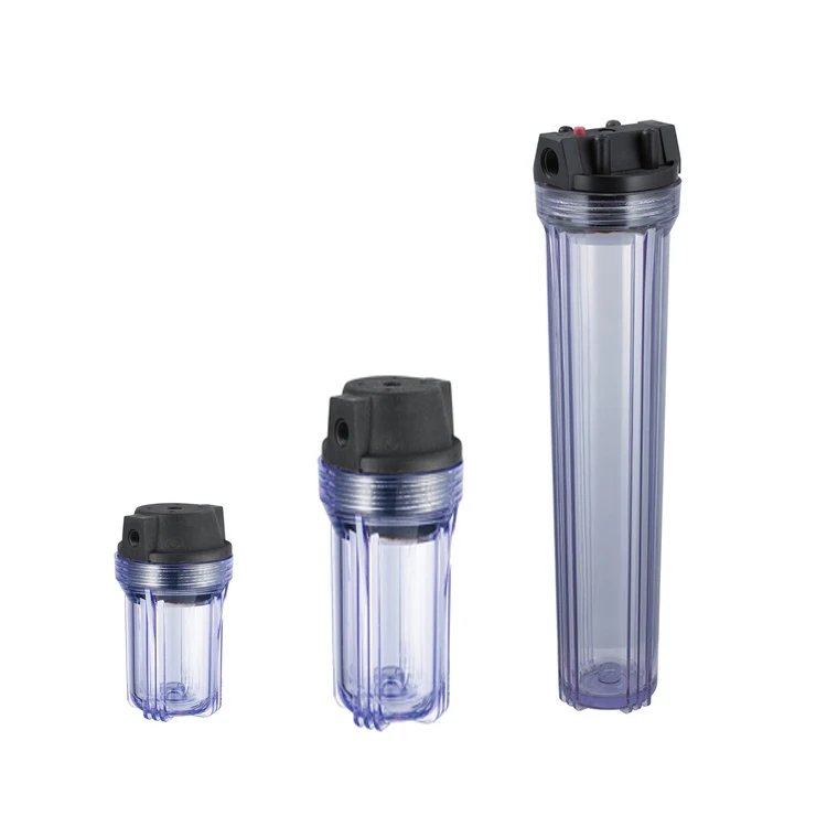 10' 20' water cylinder filter housing 5 inch organic water filter housing for outdoor