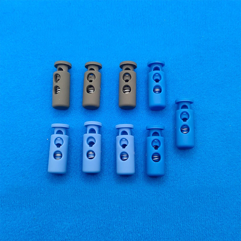 fashion spring rubber surface plastic cord lock rope stopper cord end toggle