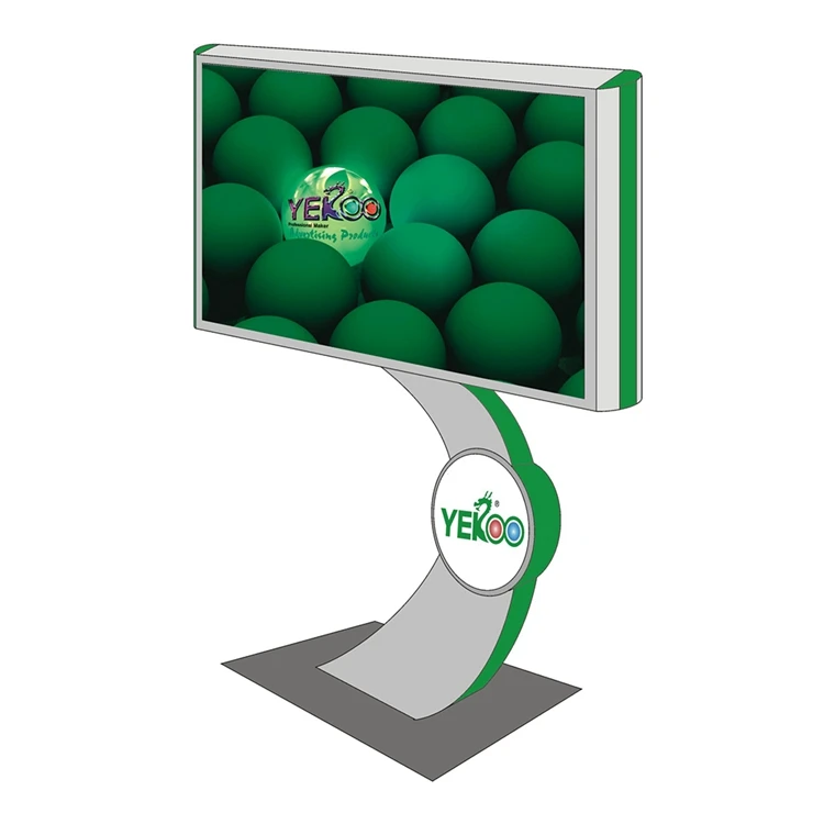 Street double sided outdoor advertising backlit billboard