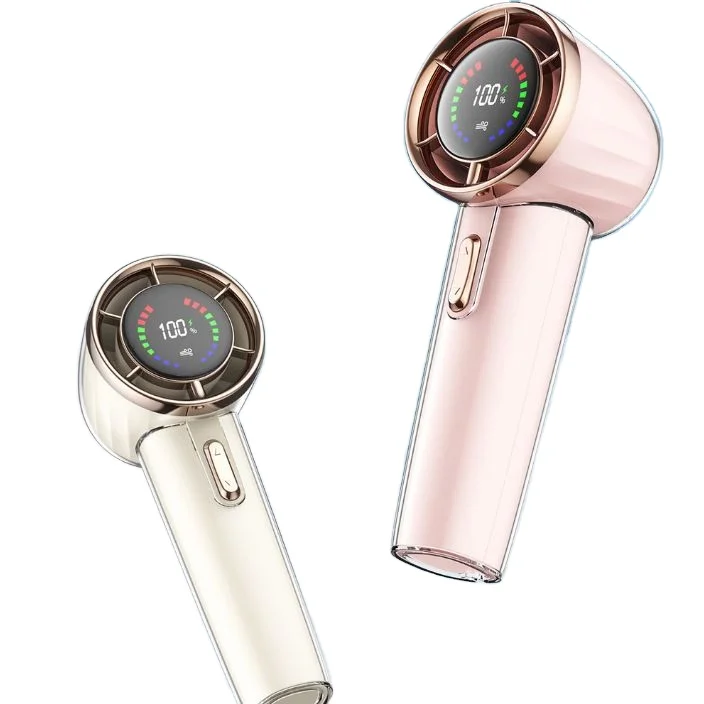 Handheld Fan, USB Rechargeable Mini Fan with Charging Cable Adjustable Cold Compress Personal Fan