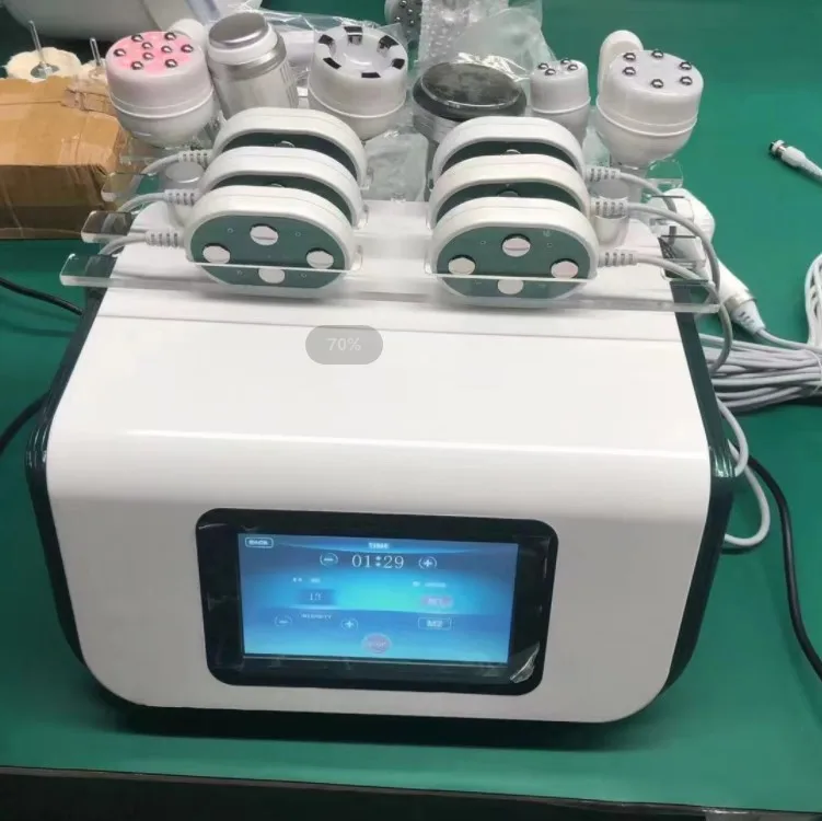 New Arrival Vacuum Cavitation 8 in 1 Slimming Machine 40K Cavitation Ultrasonic Weight Loss Beauty Machine