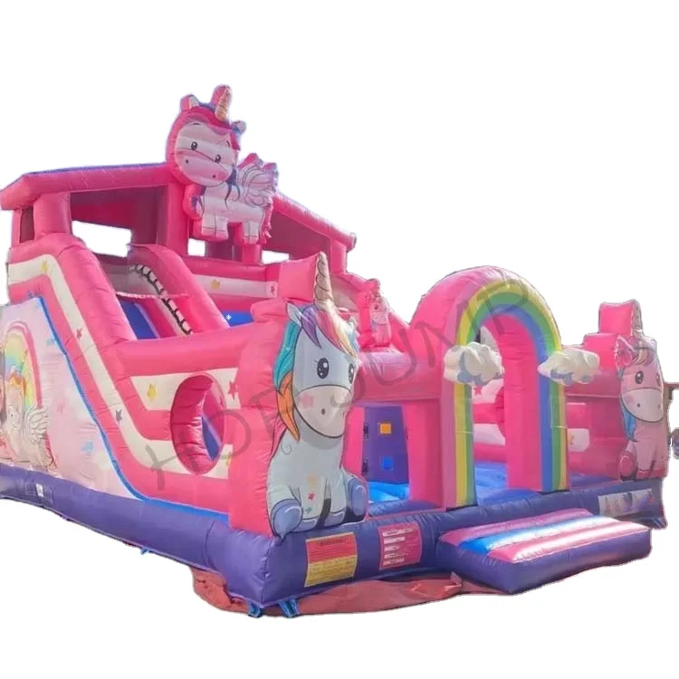 Inflatable kids carnival games poney inflatable bouncer house children castle jumping inflatable bounce house