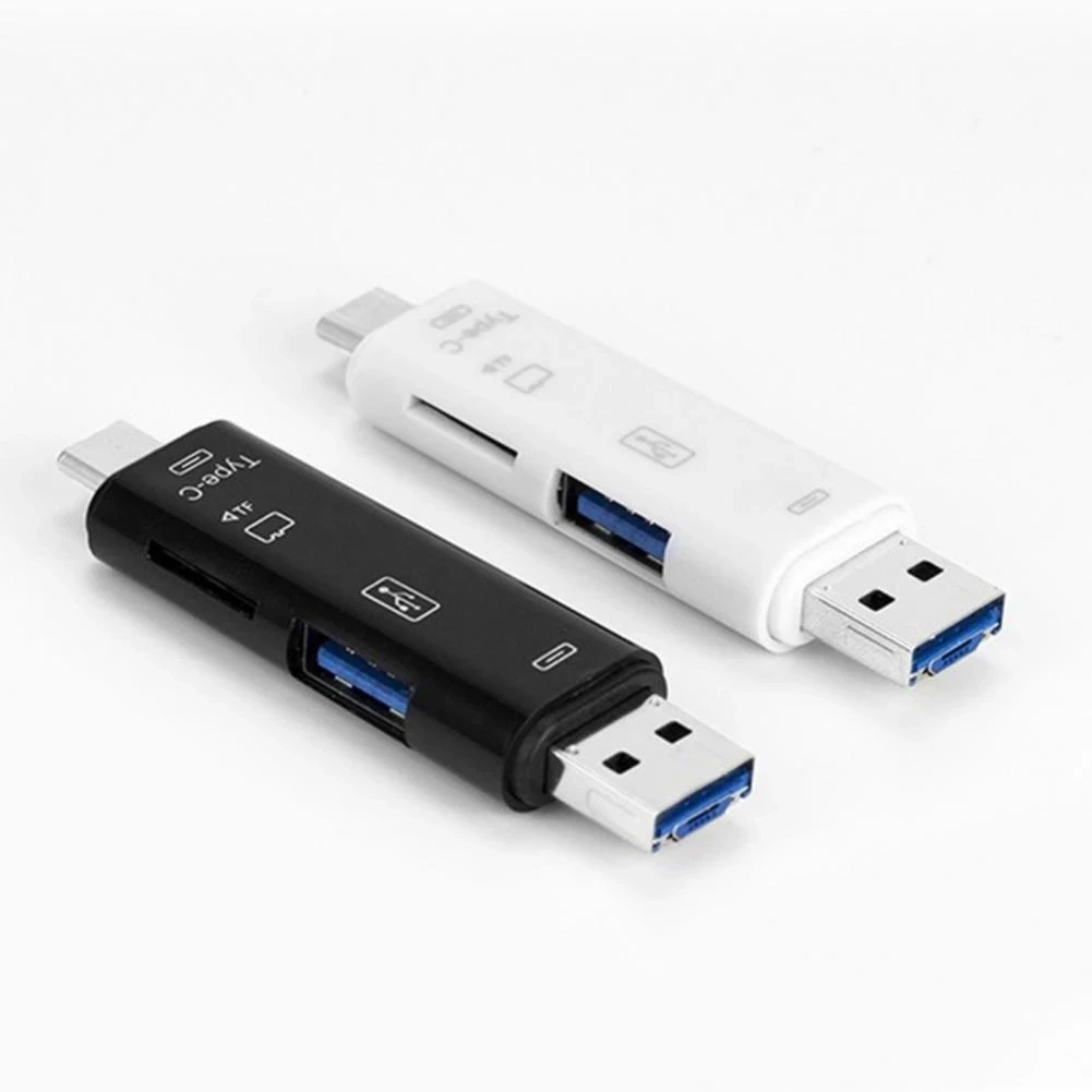 5 в 1 Многофункциональный USB 3 0 Type C Micro SD TF кардридер Смарт OTG адаптер для мобильного телефона Аксессуары