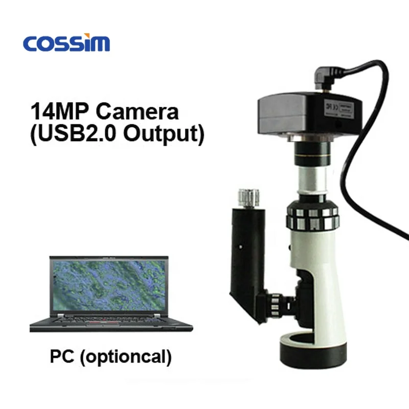 BJ-C 100X~500X Handheld Type Portable Metallurgical Microscope with Built-in Battery