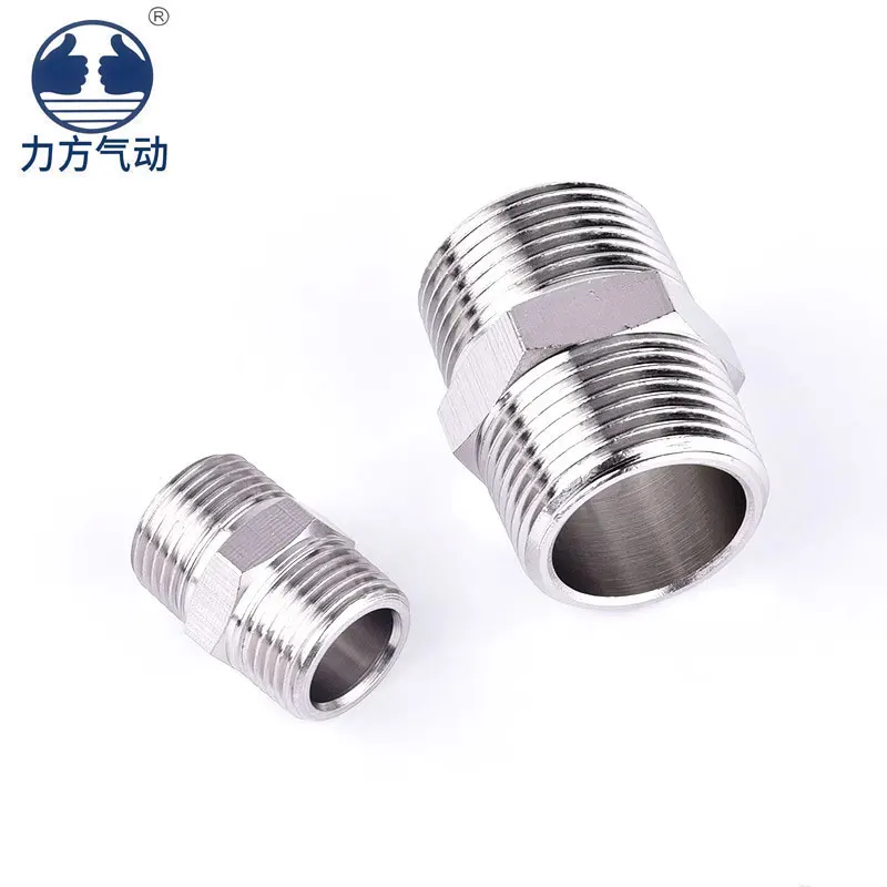YL1/8 joint YL1/4/YL3/8/YL/1/2/YL3/4 stainless steel straight through external tooth pipe joint