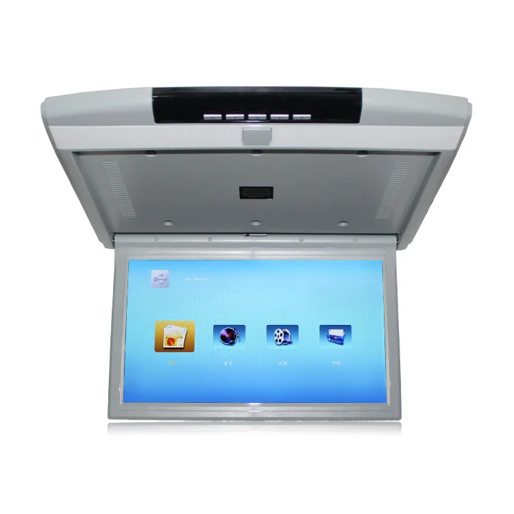 15.6 / 17.3/19/22 inch roof car lcd monitor with hd-mi input bus tv truck tv application MP5 player with grey beige black color