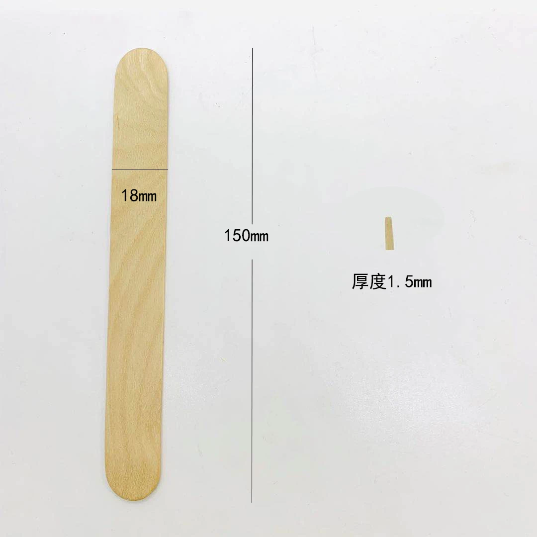 Promotion  Wooden cosmetic spatula Hair Wax Stick