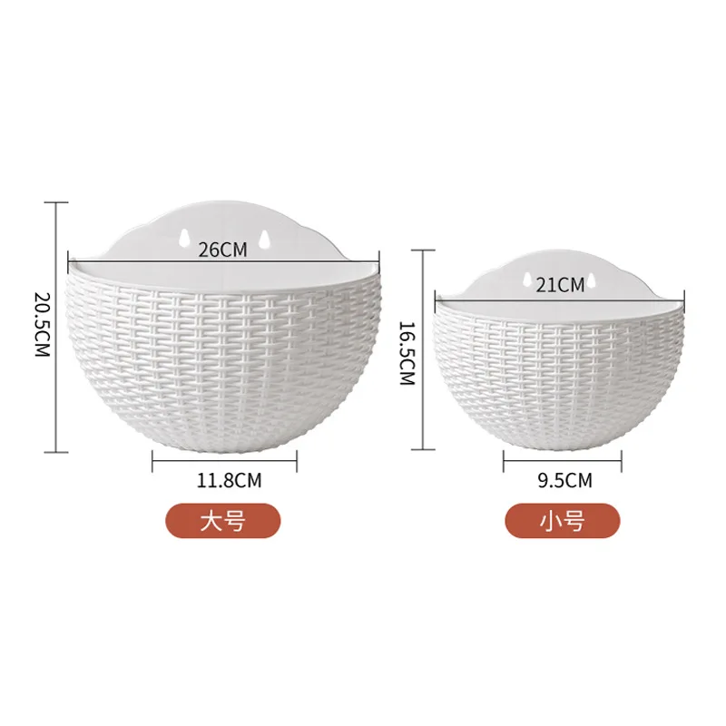 Vertical Garden Window Hang Indoor Outdoor Plant Flower Basket Wall Hanging Planters Pot For Orchid Herb Aloe