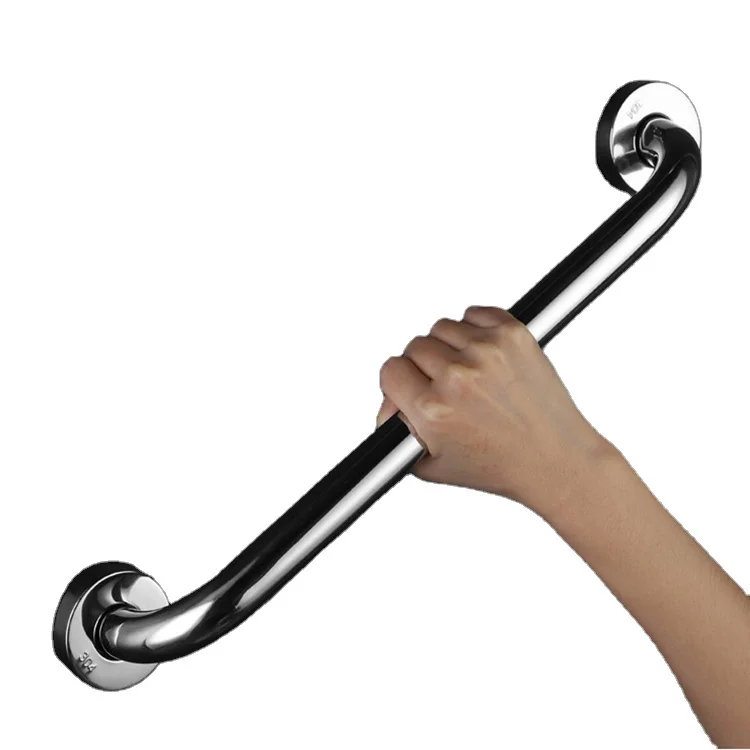 Wholesale Safety 304 Stainless Steel Handrail Bathtub Handrail Elderly Bathroom Handle Toilet Handicapped Bathtub Grab Bars