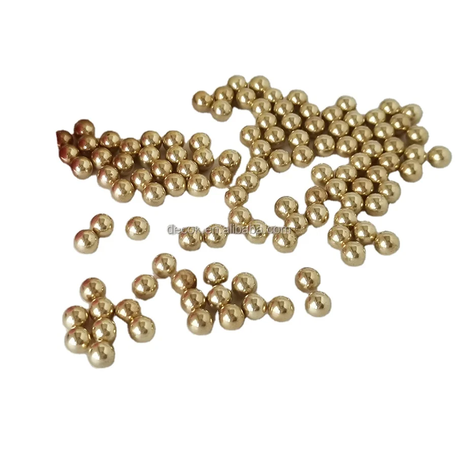 Высокая точность G200 1 мм 1,5 мм 1,588 мм 2 мм 2,5 мм 2,381 мм 3 мм 3,5 мм Твердый латунный шар