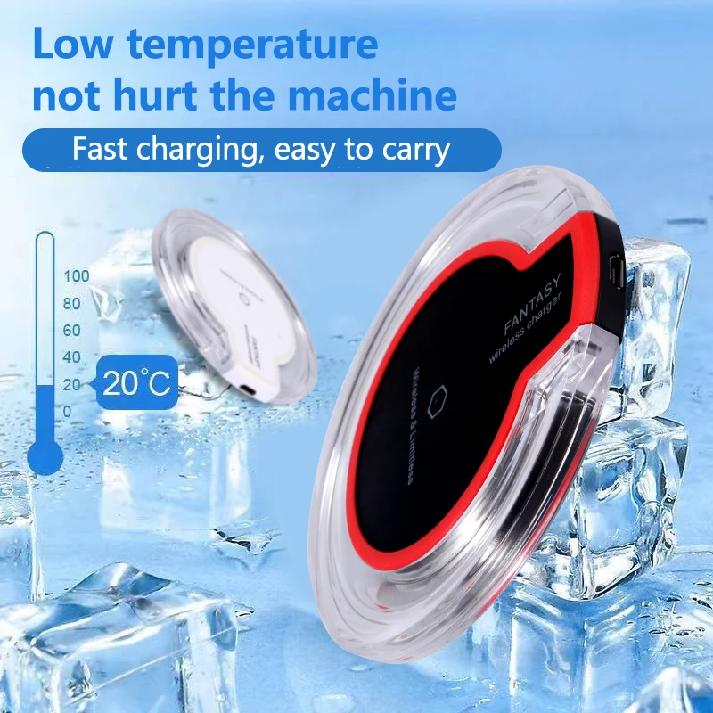 
Hot Sale K9 Universal Wireless Charger For Iphone Samsung Fast Charger Qi 5W Oem Cell Phone Quick Fantasy Wireless Charger Pad 